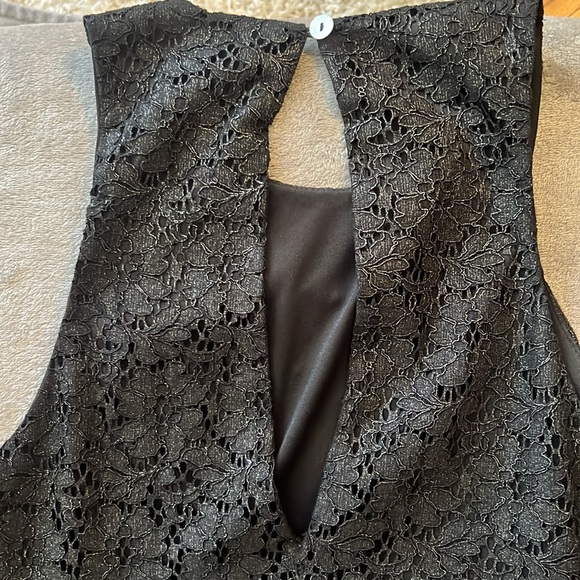 Show Me Your Mumu Ritzy Black Glittery Lace Swing Dress - Picture 7 of 7